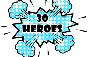 Logo "30 Heroes"